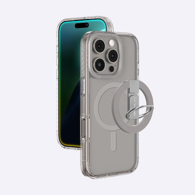 Apple iPhone 16 Pro Max Kılıf Magsafe Şarj Özellikli Yüzük Standlı Amazingthing Titan Pro Serisi Kapak Rose Gold