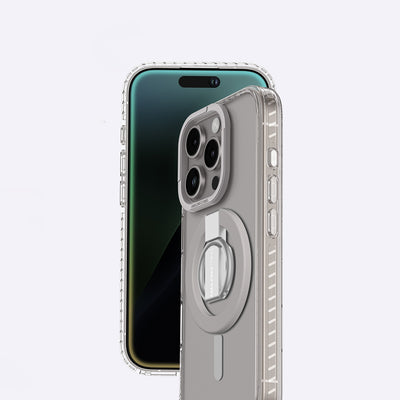 Apple iPhone 16 Pro Max Kılıf Magsafe Şarj Özellikli Yüzük Standlı Amazingthing Titan Pro Serisi Kapak Rose Gold