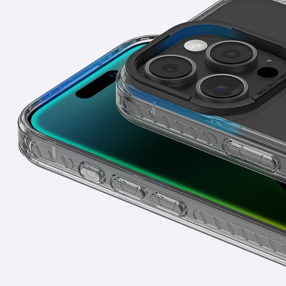 iPhone 16 Pro Max Kılıf M-safe Şarj Özellikli Yüzük Standlı Amazingthing Titan Pro Serisi Kılıf