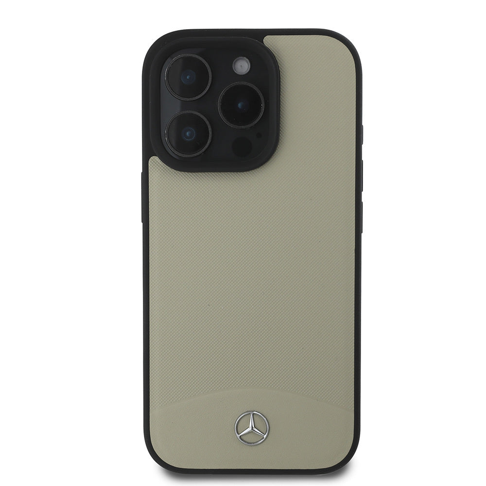 iPhone 16 Pro Max Kılıf Mercedes Benz Orjinal Lisanslı M-safe Şarj Özellikli Dokulu ve Düz Deri Kılıf
