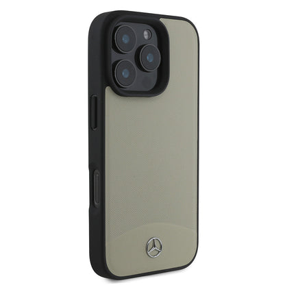 iPhone 16 Pro Max Kılıf Mercedes Benz Orjinal Lisanslı M-safe Şarj Özellikli Dokulu ve Düz Deri Kılıf