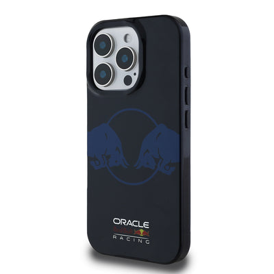Apple iPhone 16 Pro Max Kılıf Redbull Orjinal Lisanslı M-safe Şarj Özellikli IML Çift Boğa Baskılı Sert PC  Kapak Lacivert