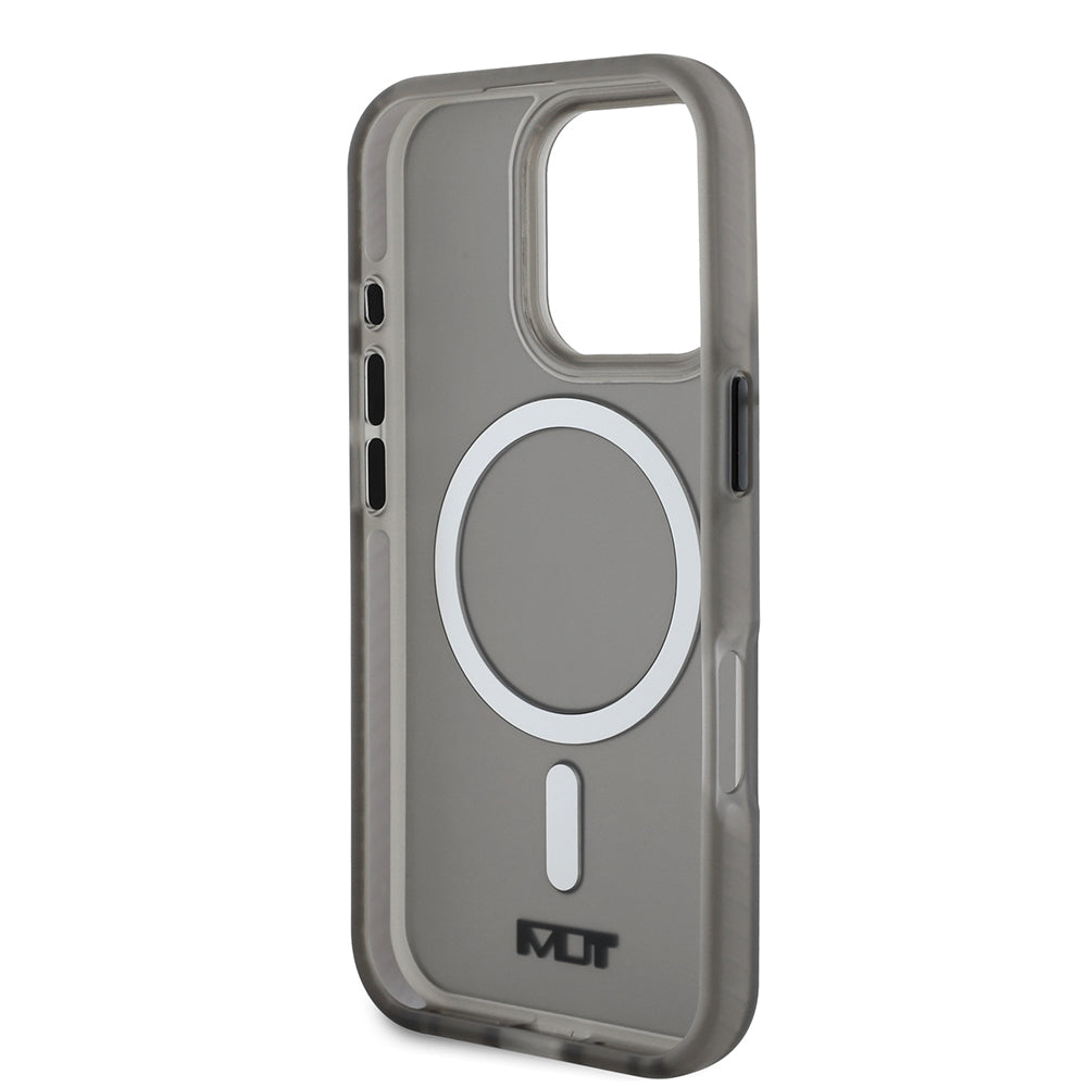 iPhone 16 Pro Max Kılıf TUMI Orjinal Lisanslı M-safe Şarj Özellikli Airbagli Buzlu Transparan Kılıf