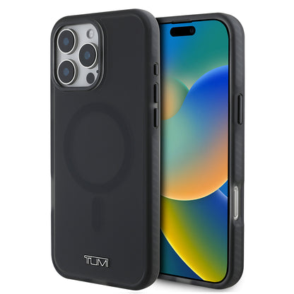 iPhone 16 Pro Max Kılıf TUMI Orjinal Lisanslı M-safe Şarj Özellikli Airbagli Buzlu Transparan Kılıf