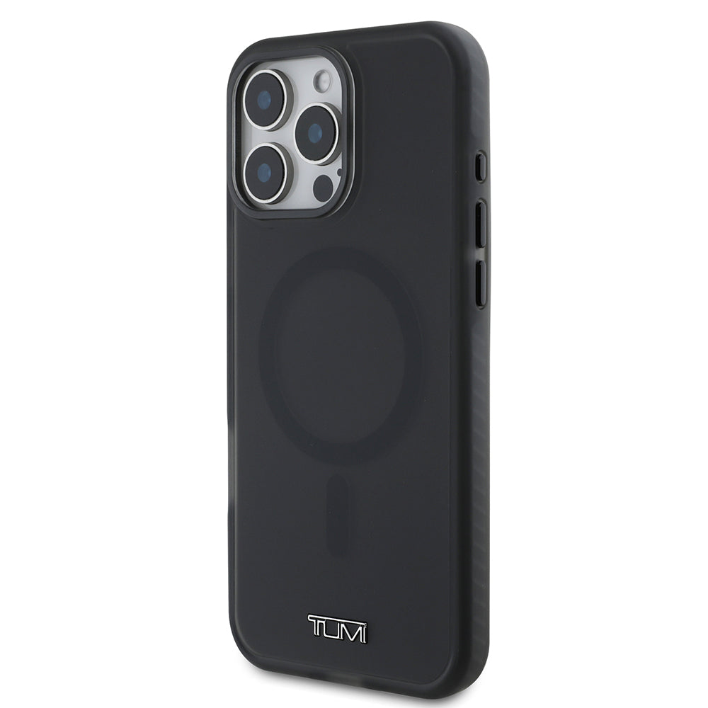 iPhone 16 Pro Max Kılıf TUMI Orjinal Lisanslı M-safe Şarj Özellikli Airbagli Buzlu Transparan Kılıf