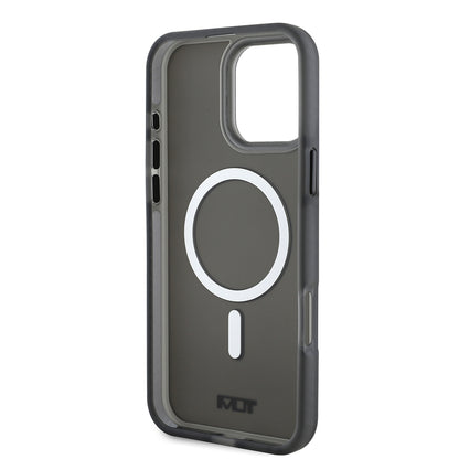 iPhone 16 Pro Max Kılıf TUMI Orjinal Lisanslı M-safe Şarj Özellikli Airbagli Buzlu Transparan Kılıf