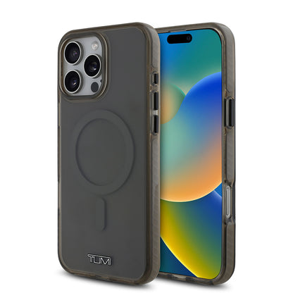 iPhone 16 Pro Max Kılıf TUMI Orjinal Lisanslı M-safe Şarj Özellikli Airbagli Transparan Kılıf