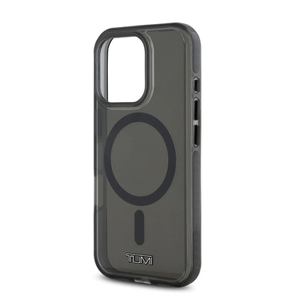 iPhone 16 Pro Max Kılıf TUMI Orjinal Lisanslı M-safe Şarj Özellikli Airbagli Transparan Kılıf