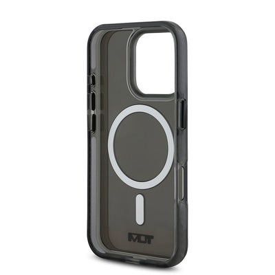 Apple iPhone 16 Pro Max Kılıf TUMI Orjinal Lisanslı Magsafe Şarj Özellikli Airbagli Transparan Kapak Siyah
