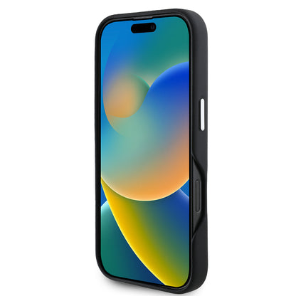 iPhone 16 Pro Max Kılıf TUMI Orjinal Lisanslı M-safe Şarj Özellikli Metal Yazı Logolu PU Deri Kılıf