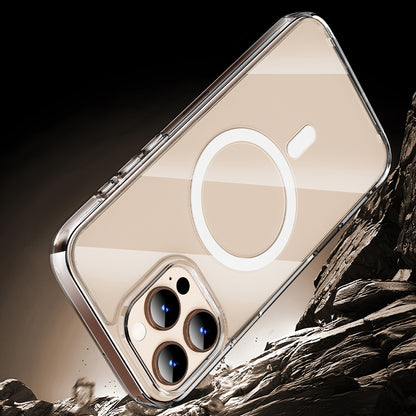 iPhone 16 Pro Max Kılıf Wiwu MCC-102 Magnetic Crystal Sert PC Kılıf