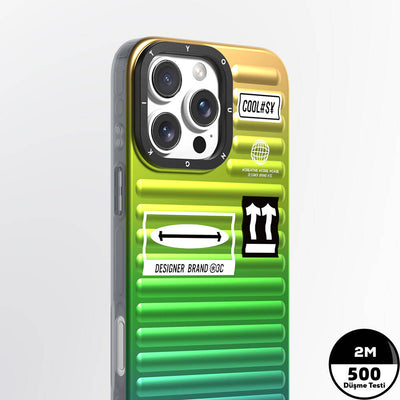 Apple iPhone 16 Pro Max Kılıf YoungKit The Secret Color Serisi Kapak Yeşil