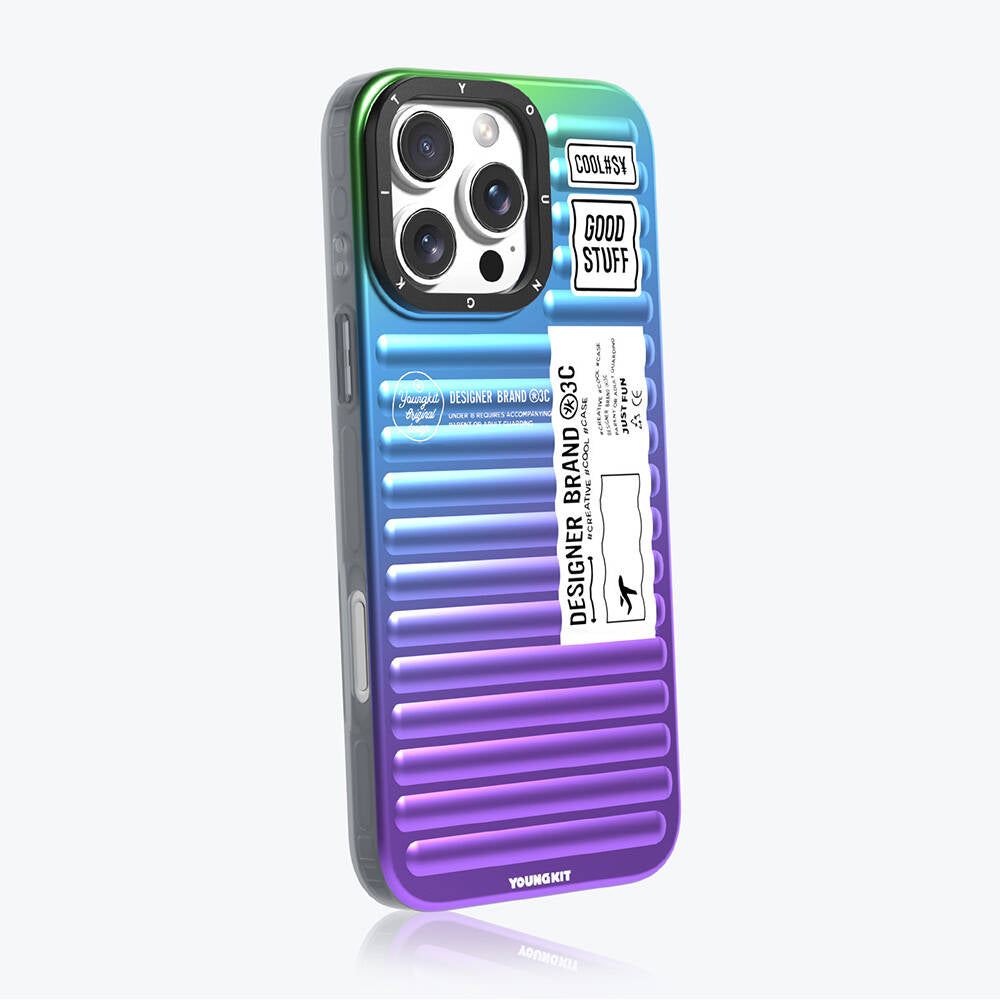 Apple iPhone 16 Pro Max Kılıf YoungKit The Secret Color Serisi Kapak Yeşil