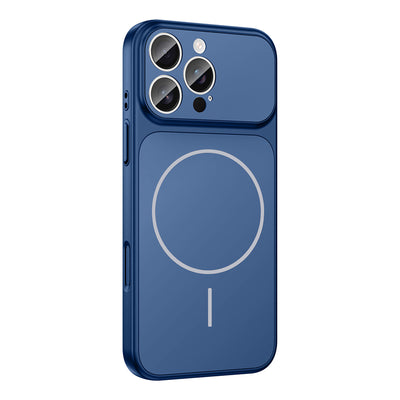 Apple iPhone 16 Pro Max Kılıf Zore M-Safe Şarj Özellikli Kamera Korumalı Formen Kapak Gri