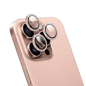 Apple iPhone 16 Pro Max Wiwu LG-006 Diamond Lens Guard Kolay Uygulama Aparatlı Kamera Lens Koruyucu