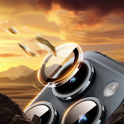 iPhone 16 Pro Max Wiwu LG-007 Lens Guard Oleofobik Anti Reflective Kamera Lens Koruyucu + Kolay Uygulama Aparatlı