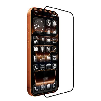 iPhone 16 Pro Mohseven Safir Coating HD 3D Glue Temperli Cam Ekran Koruyucu