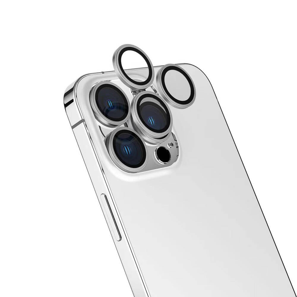 iPhone 16 Pro Zore Safir CL-15 Parmak İzi Bırakmayan Anti-Reflective Kamera Lens Koruyucu