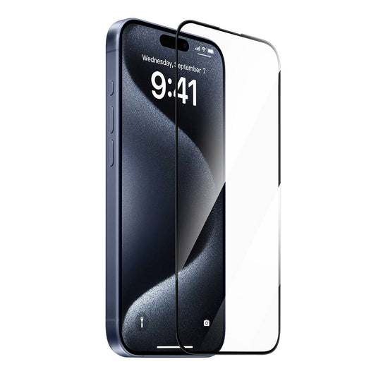 iPhone 16 Wiwu GT-010 Anti-Reflective Polimer Oleofobik Kaplama Ultra İnce Temperli Cam Ekran Koruyucu
