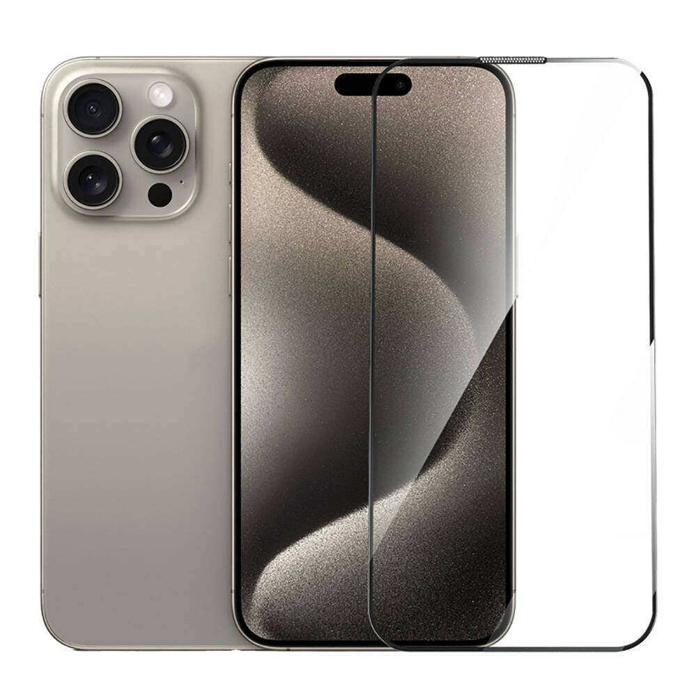 iPhone 16 Wiwu GT-014 Polimer Oleofobik Kaplama Şeffaf Pürüzsüz Temperli Cam Ekran Koruyucu 25'li Paket