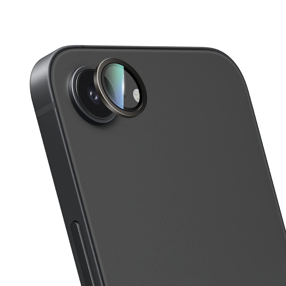 iPhone 16E CaseWorld Alloy Serisi Oleofobik Anti Reflective Kamera Lens Koruyucu