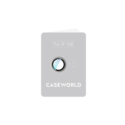 Apple iPhone 16E CaseWorld Alloy Serisi Oleofobik Anti Reflective Kamera Lens Koruyucu Şeffaf