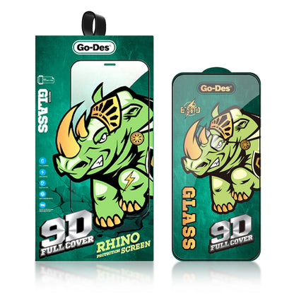 iPhone 16E Go Des 9D Full Cover Temperli Cam Ekran Koruyucu