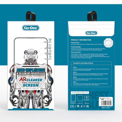 iPhone 16E Go Des Anti Reflective Temperli Cam Ekran Koruyucu