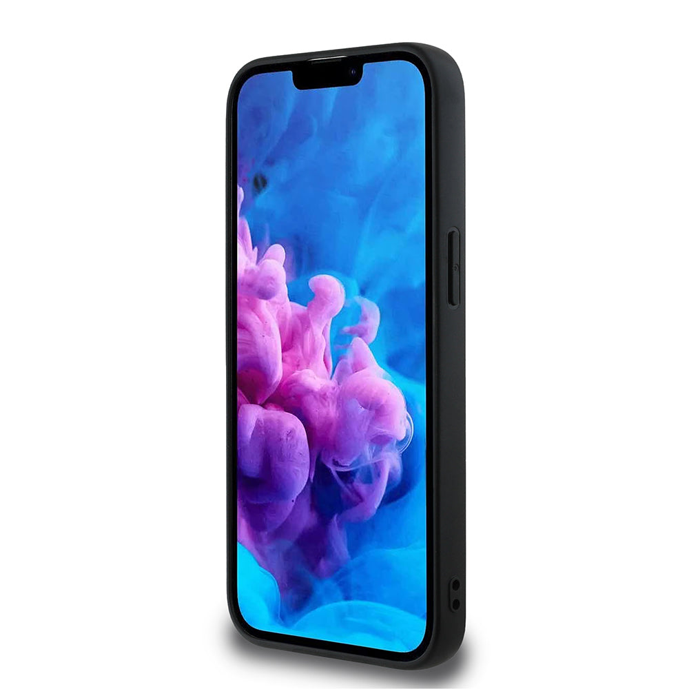 iPhone 16E Kılıf Guess Orjinal Lisanslı M-safe Şarj Özellikli Grained Triangle Kılıf