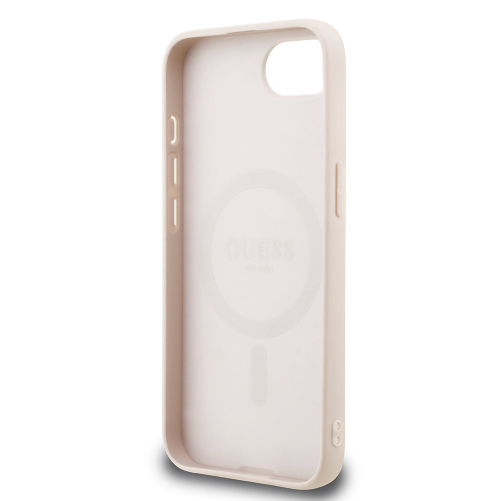 iPhone 16E Kılıf Guess Orjinal Lisanslı M-safe Şarj Özellikli Small 4G Classic Kılıf