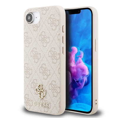 iPhone 16E Kılıf Guess Orjinal Lisanslı M-safe Şarj Özellikli Small 4G Classic Kılıf