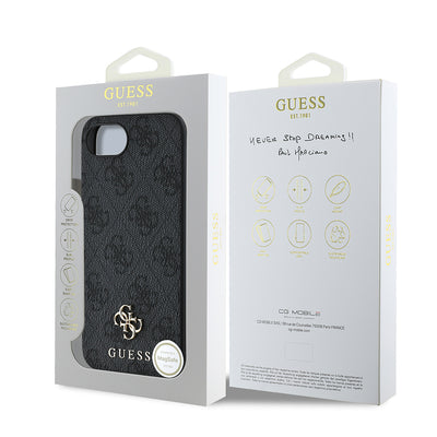 iPhone 16E Kılıf Guess Orjinal Lisanslı M-safe Şarj Özellikli Small 4G Classic Kılıf