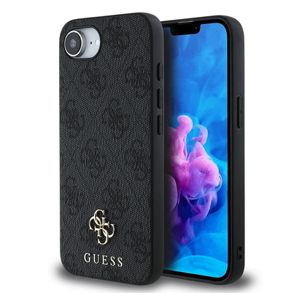 iPhone 16E Kılıf Guess Orjinal Lisanslı M-safe Şarj Özellikli Small 4G Classic Kılıf