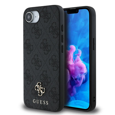 iPhone 16E Kılıf Guess Orjinal Lisanslı M-safe Şarj Özellikli Small 4G Classic Kılıf
