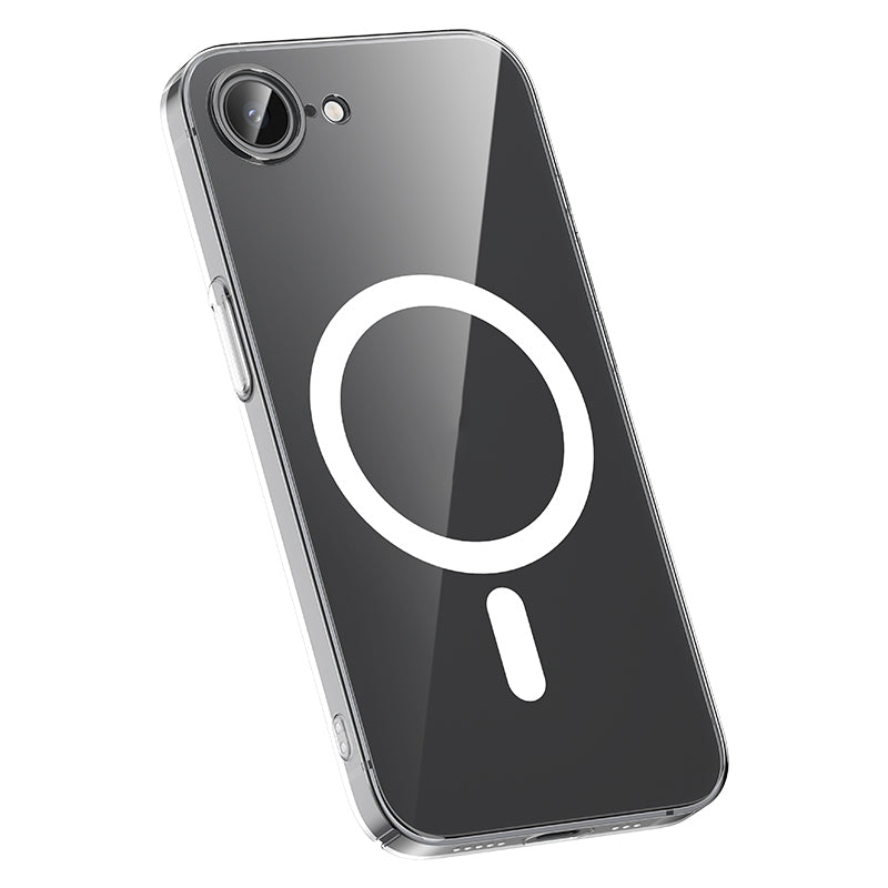 iPhone 16E Kılıf M-safe Şarj Özellikli Benks Crystal Serisi Şeffaf Kılıf