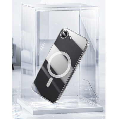 Apple iPhone 16E Kılıf M-safe Şarj Özellikli Benks Crystal Serisi Şeffaf Kapak