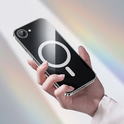 Apple iPhone 16E Kılıf M-safe Şarj Özellikli Benks Crystal Serisi Şeffaf Kapak