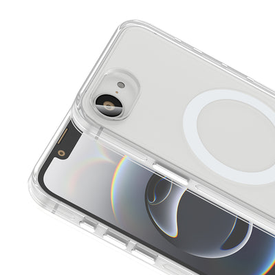 Apple iPhone 16E Kılıf M-safe Şarj Özellikli Kamera Korumalı Zore Kripto Kapak Şeffaf