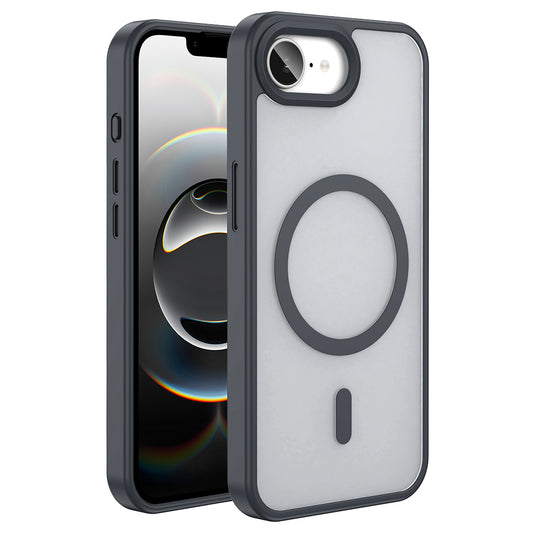 iPhone 16E Kılıf M-safe Şarj Özellikli Mat Arka Yüzey Zore Sio Kılıf