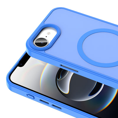 Apple iPhone 16E Kılıf M-safe Şarj Özellikli Mat Arka Yüzey Zore Sio Kapak Pembe