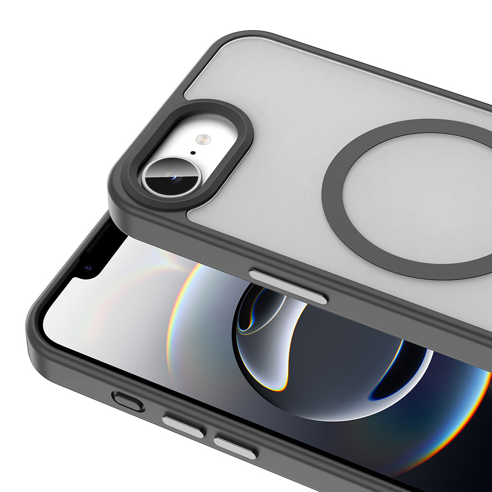 iPhone 16E Kılıf M-safe Şarj Özellikli Mat Arka Yüzey Zore Sio Kılıf