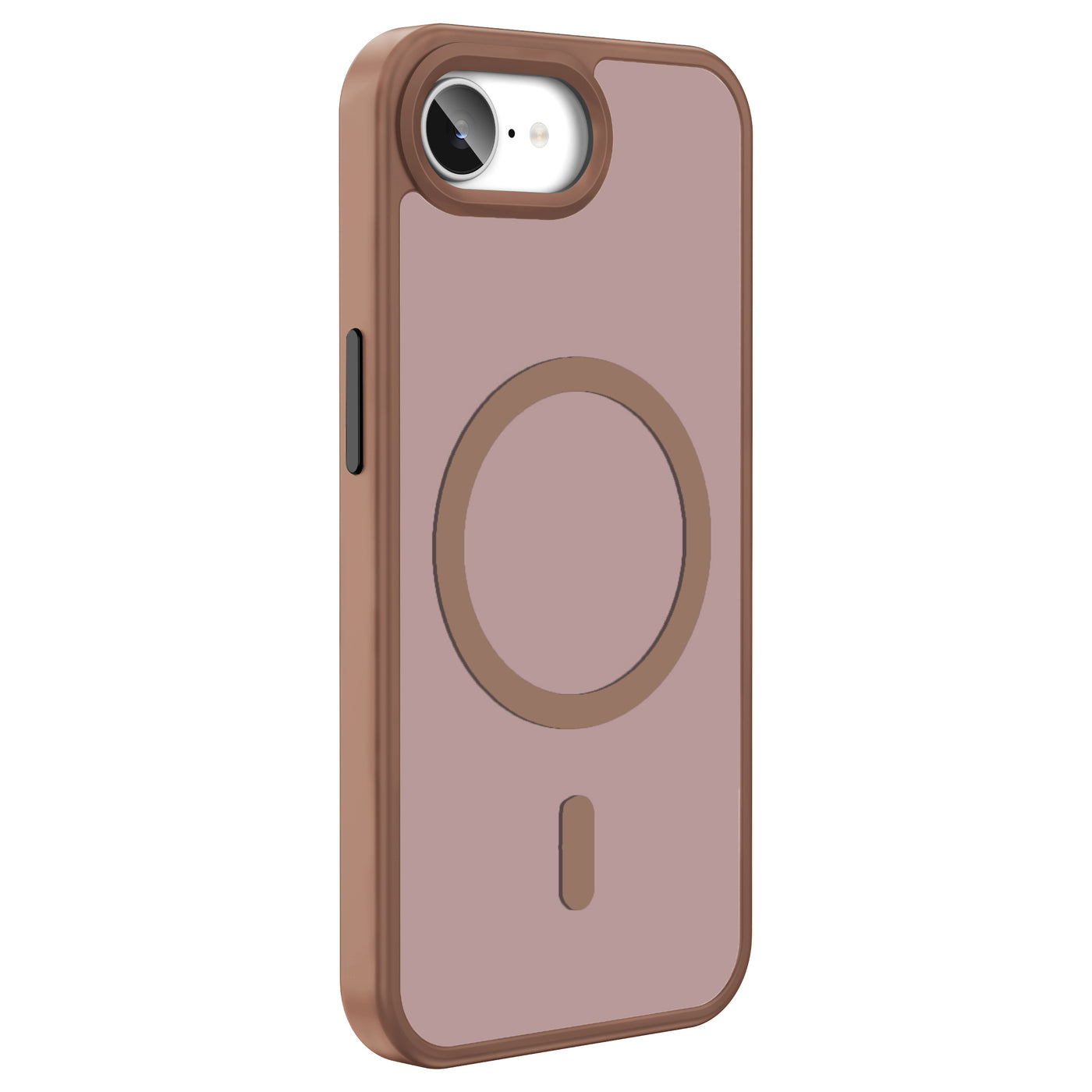 Apple iPhone 16E Kılıf M-safe Şarj Özellikli Mat Arka Yüzey Zore Sio Kapak Lacivert