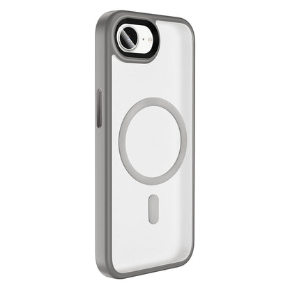 iPhone 16E Kılıf Mat Arka Yüzey Wireless Şarj Özellikli Zore Flet M-safe Kılıf