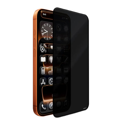 iPhone 16E Mohseven Safir Coating Privacy Hayalet Temperli Cam Ekran Koruyucu