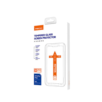 iPhone 16E Recci RSP-A10 HD Temperli Cam Ekran Koruyucu + Kolay Uygulama Aparatlı