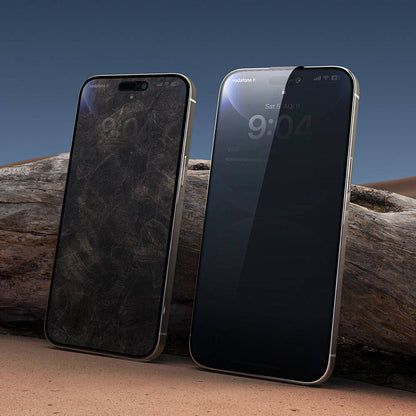 iPhone 16E Wiwu Wi-SQ009 Easy Install iPrivacy 360° Anti-Peep Oleofobik Temperli Cam Ekran Koruyucu + Kolay Uygulama Aparatlı