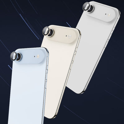 Apple iPhone 17 Air Benks DR Safir Kamera Lens Koruyucu Açık Mavi