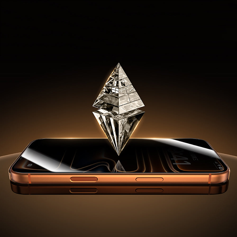 iPhone 17 Air Benks Glass Warrior 2.0 EZFita Privacy Hayalet Cam Ekran Koruyucu + Kolay Uygulama Aparatı