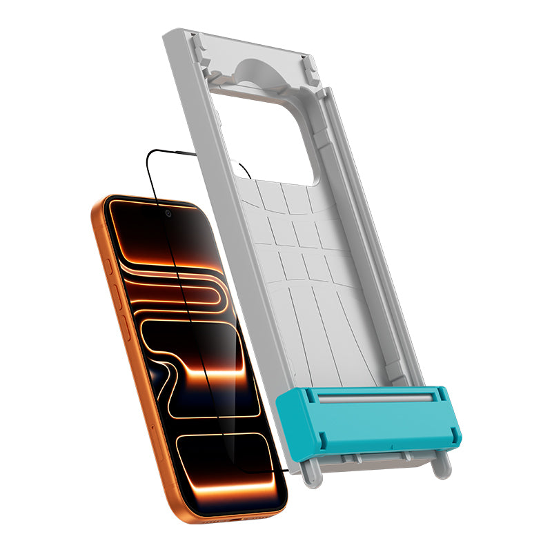 iPhone 17 Air Benks Glass Warrior 2.0 EZFita Safir Cam Ekran Koruyucu + Kolay Uygulama Aparatı