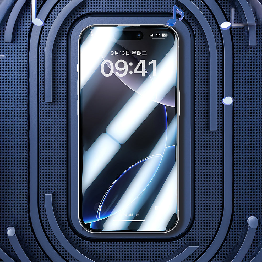 Apple iPhone 17 Air Benks JoyTouch Mat Oyun Ekran Koruyucu + Kolay Uygulama Aparatı Şeffaf